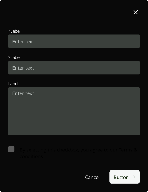 Simple Form Dark Mode Preview